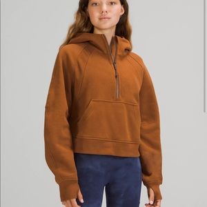 Lululemon cropped half zip sweater